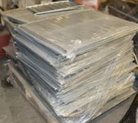 40 x Metalsistem Steel Modular Shelves - Shelf Panels Only - Size L89 x D69 cms - Recently Removed
