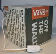 1 x Vans Shoes Light Pendant - 20 x 20 x 20 cms - CL285 - Location: Altrincham WA14