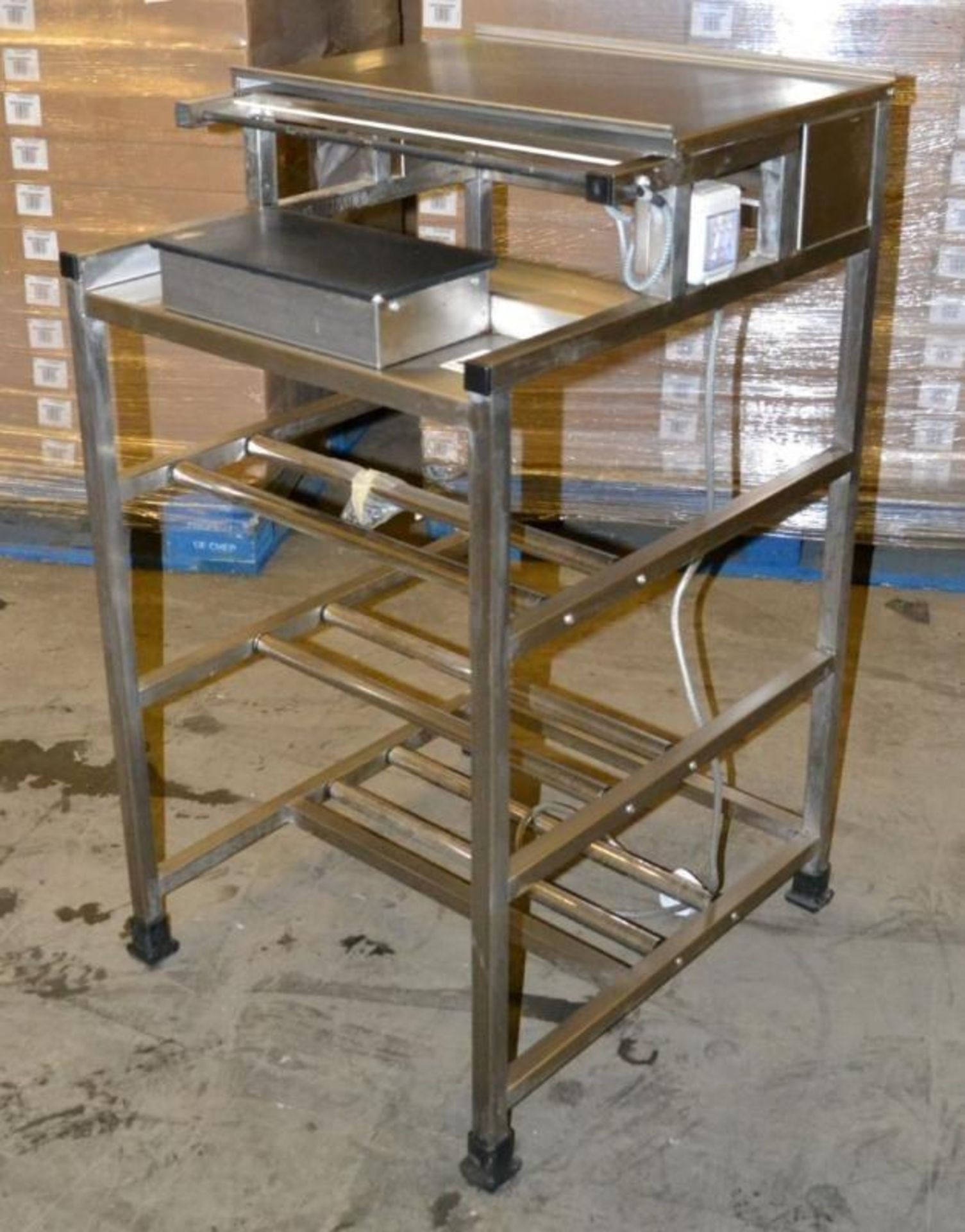 1 x Metalcraft Tray Stretch Wrapping Machine - Dimensions: 56 x 61.5 x 94.5cm - Ref: MC139 - CL282 - - Image 4 of 10