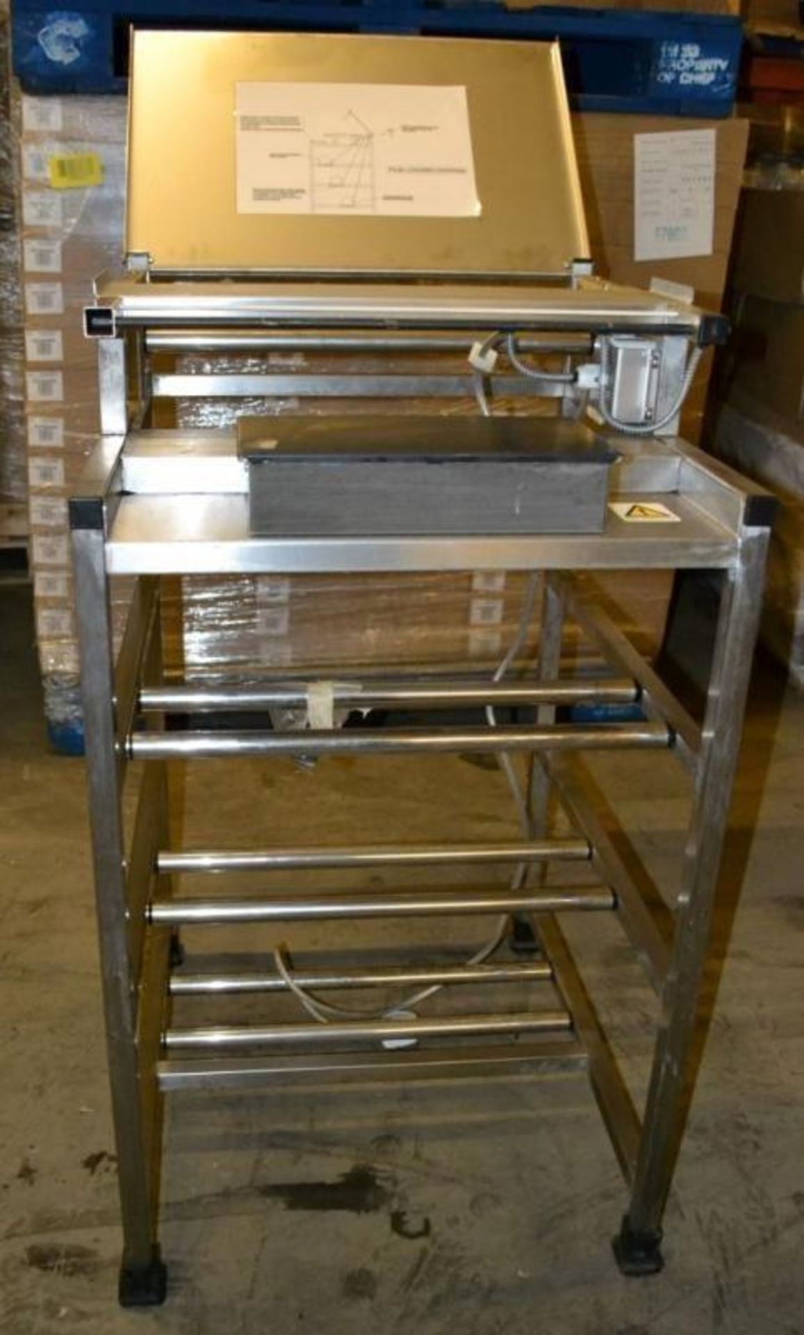 1 x Metalcraft Tray Stretch Wrapping Machine - Dimensions: 56 x 61.5 x 94.5cm - Ref: MC139 - CL282 - - Image 8 of 10