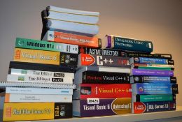 30 x Various Computer Books - C++, Visual Basics, Microsoft, Red Hat Linux, Designing Cisco