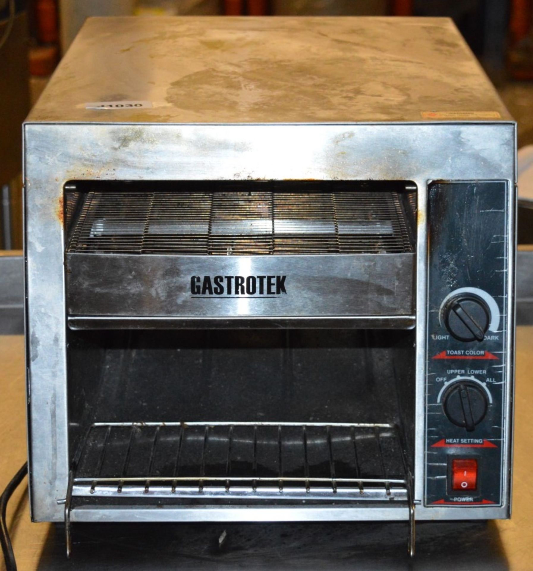 1 x Gastrotek Stainless Steel Counter Top Conveyor Toaster - H31 x W36 x D48 cms - CL124 - Ref J1030 - Image 3 of 4