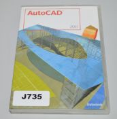 1 x AutoCad 2011 Software By Autodesk - With Product Key - CL285 - Ref J735 - Location: Altrincham