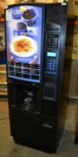 1 x Crane "Evolution" Hot Beverage Drinks Vending Machine With Keys - Year: 2011 - Recently Taken