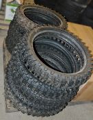 11 x Assorted Dunlop Bike Tyres - Various Models - Ref: IT555 - CL403 - Location: Cheshire WA16