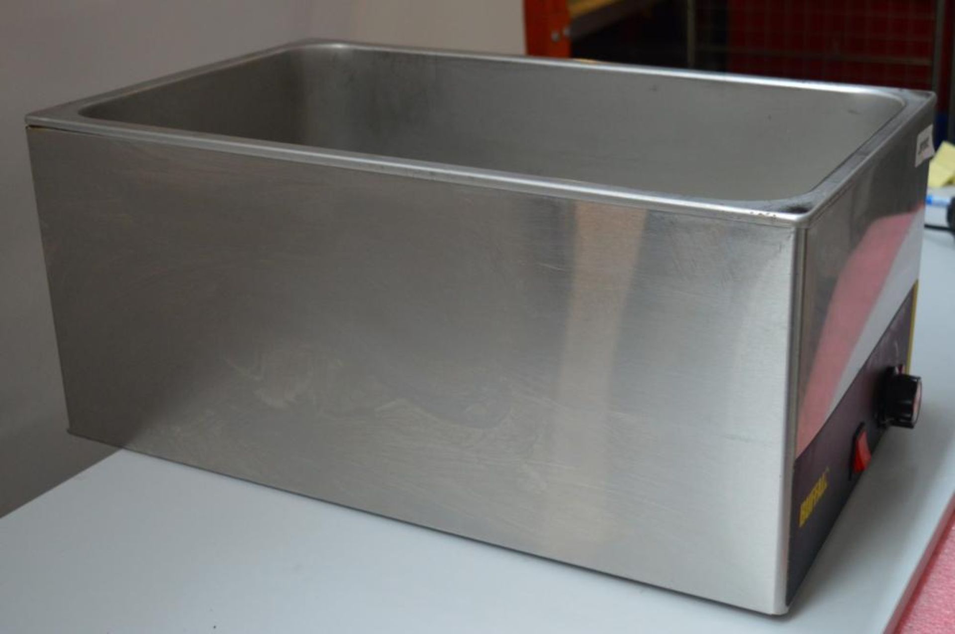 1 x Buffalo Stainless Steel Baine Marie - Model L371B - H24 x W34 x D54 cms - CL290 - Ref JP382 - - Image 5 of 7