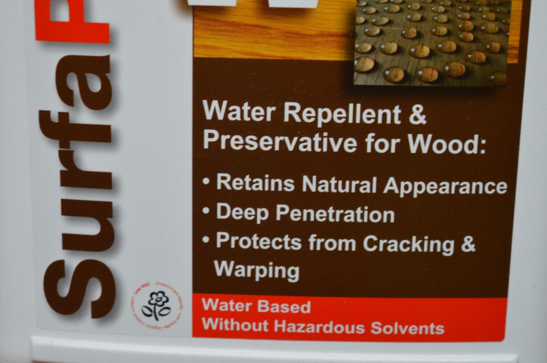 4 x Nanophos Surfapore W For Wood - Water Based Liquid Which Preserves and Protects Wood From - Image 3 of 5