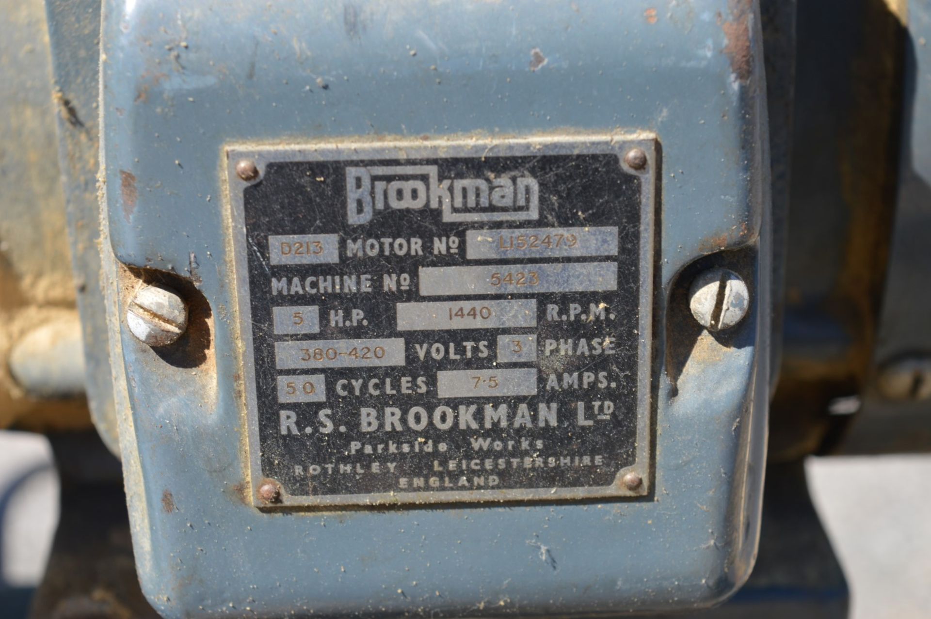 1 x Brookman Dovetailing Machine - Type ADM-1 - Serial No 5423 - 3 Phase - Dimensions H110 x W180 - Image 2 of 12