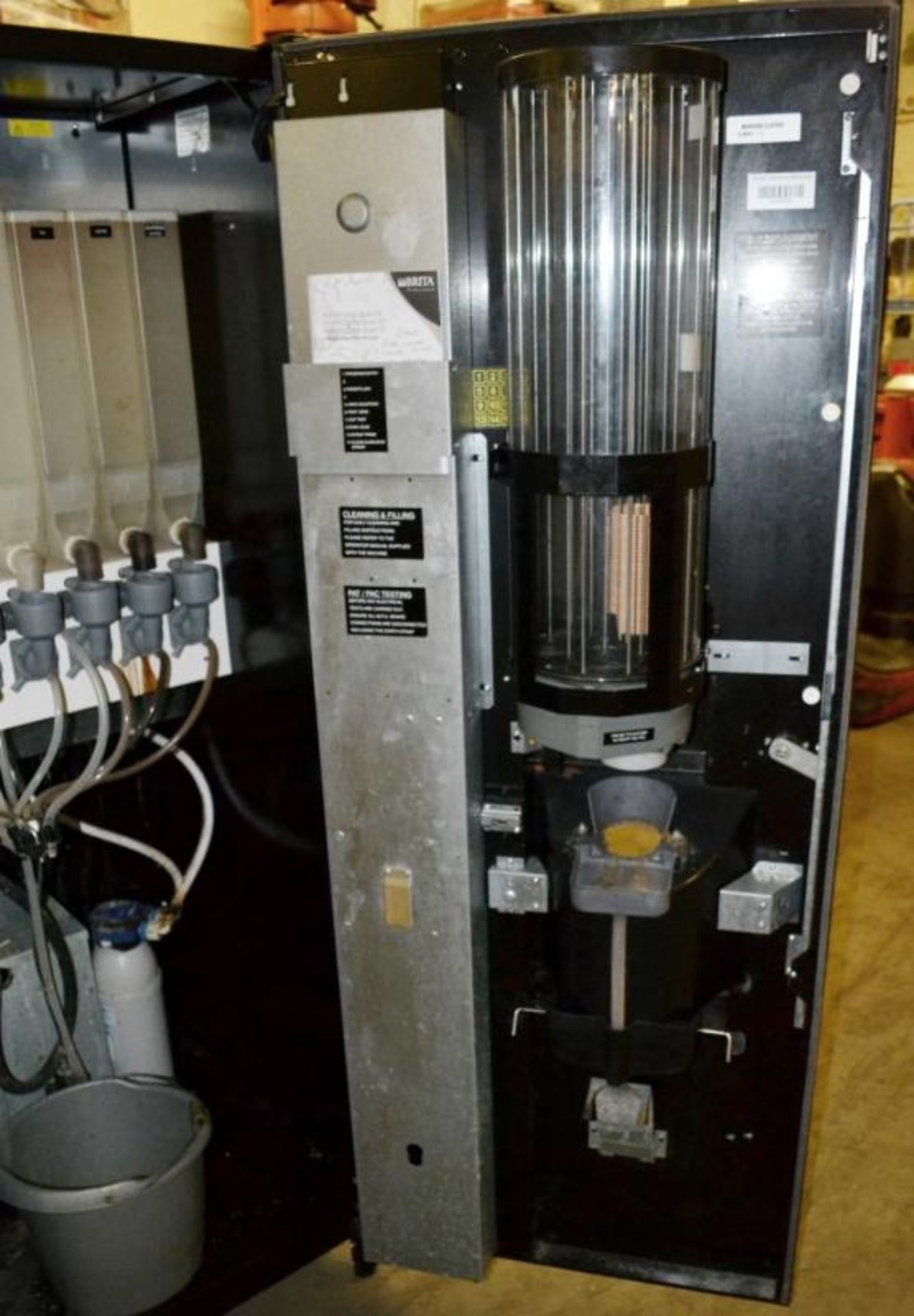 1 x Crane "Evolution" Hot Beverage Drinks Vending Machine With Keys - Year: 2009 - Recently Taken - Image 6 of 14