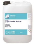 8 x EcoForce 20 Litre Rinse Aid - Liquid Rinse Additive For Use in All Automatic Dishwashing