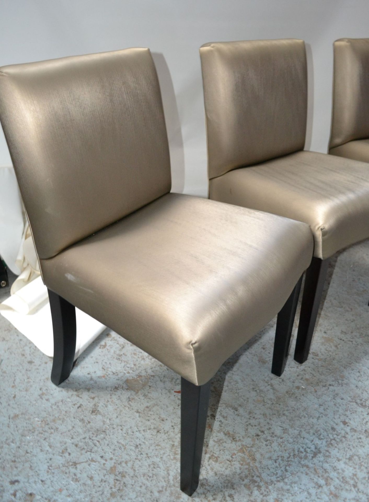 4 x Dining Chairs In A Beautiful Gold Fabric - CL314 - Location: Altrincham WA14 - *NO VAT On Hammer - Image 10 of 10