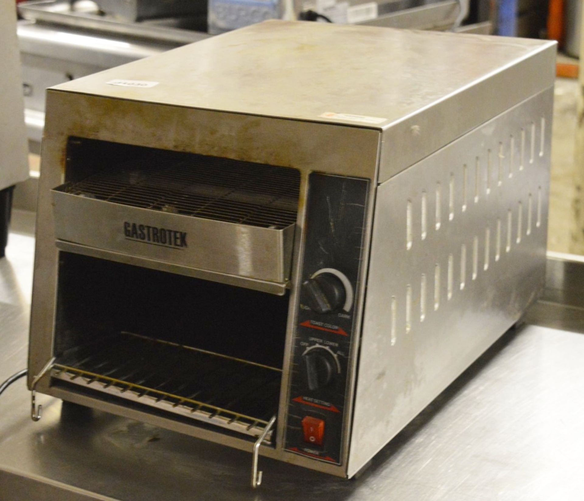 1 x Gastrotek Stainless Steel Counter Top Conveyor Toaster - H31 x W36 x D48 cms - CL124 - Ref J1030 - Image 2 of 4