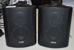 1 x Pair of Pulse Active 30BL Amplified 30 Watt 2 Way Speakers - CL290 - Ref J600 - Location: