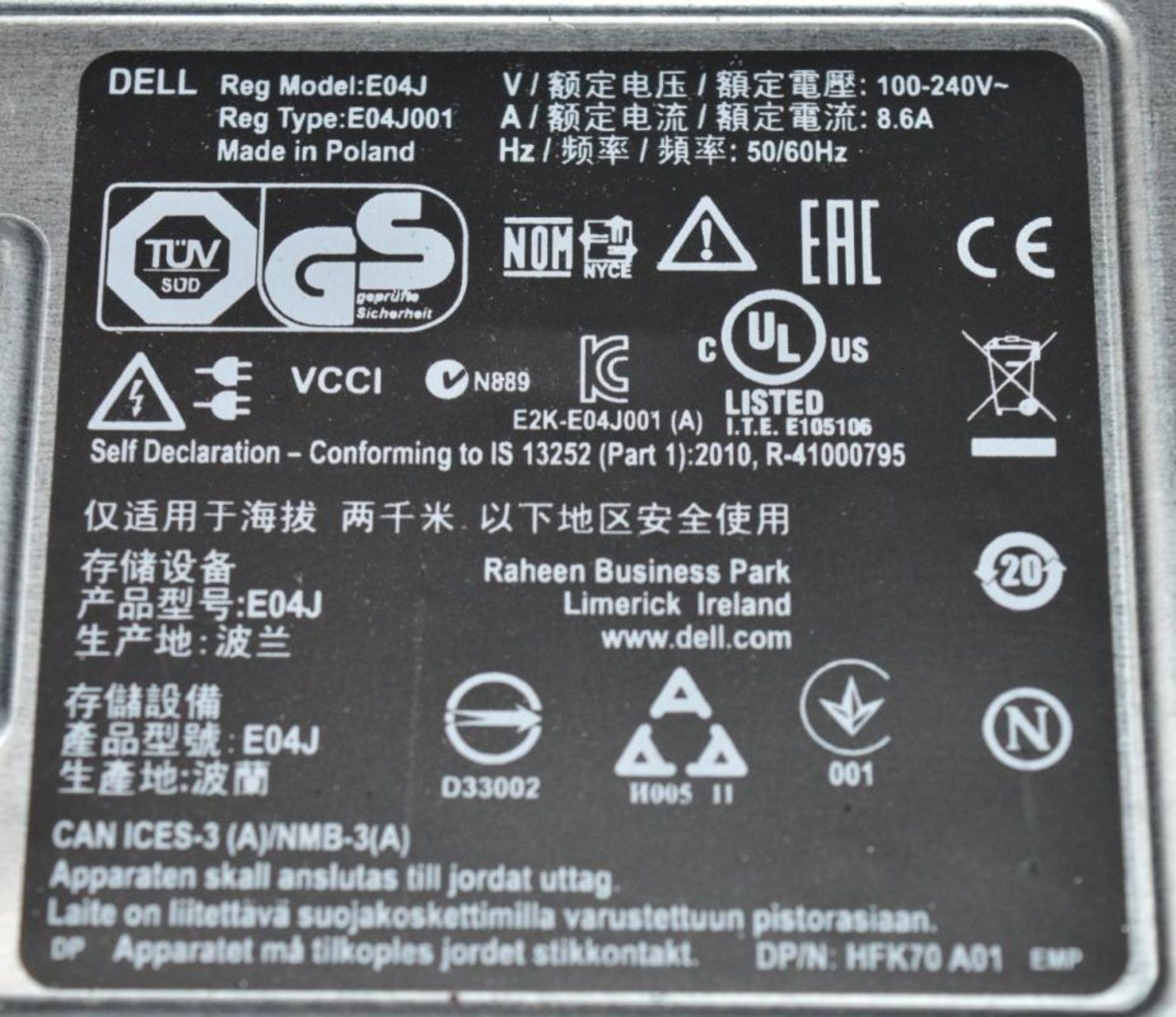 1 x Dell EqualLogic PS6210 Sans Storage Array With Dual 700w PSU's and 2 x EqualLogic 15 Modules - Image 3 of 7