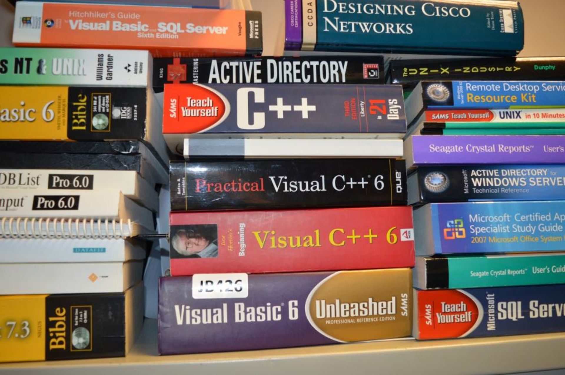 30 x Various Computer Books - C++, Visual Basics, Microsoft, Red Hat Linux, Designing Cisco - Image 8 of 8