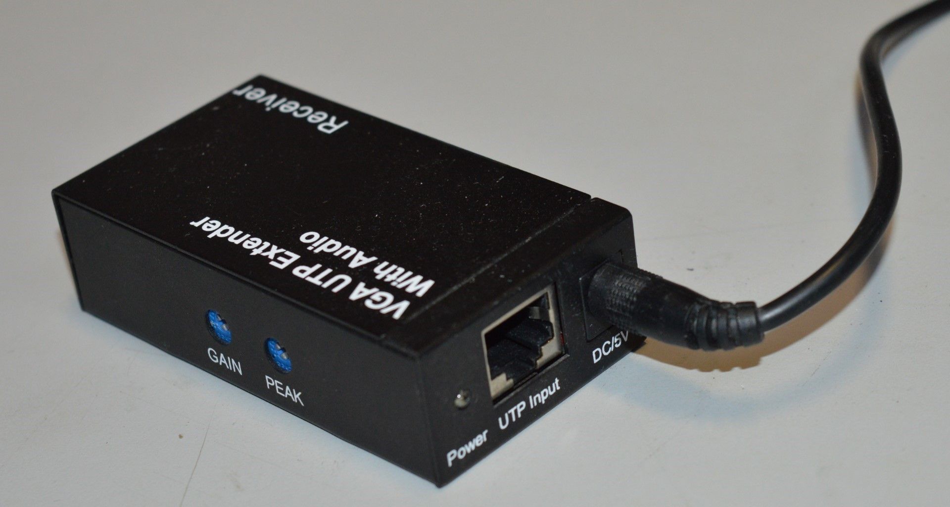 1 x VGA UTP Extender with Audio Receiver Over Cat5 With Power Adaptor - CL290 - Ref J603 - Image 4 of 4