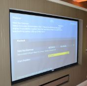 1 x DA-LITE Cosmopolitan Motorised Projector Screen - 215 x 120cm - Original Price over £2K- CL324 -