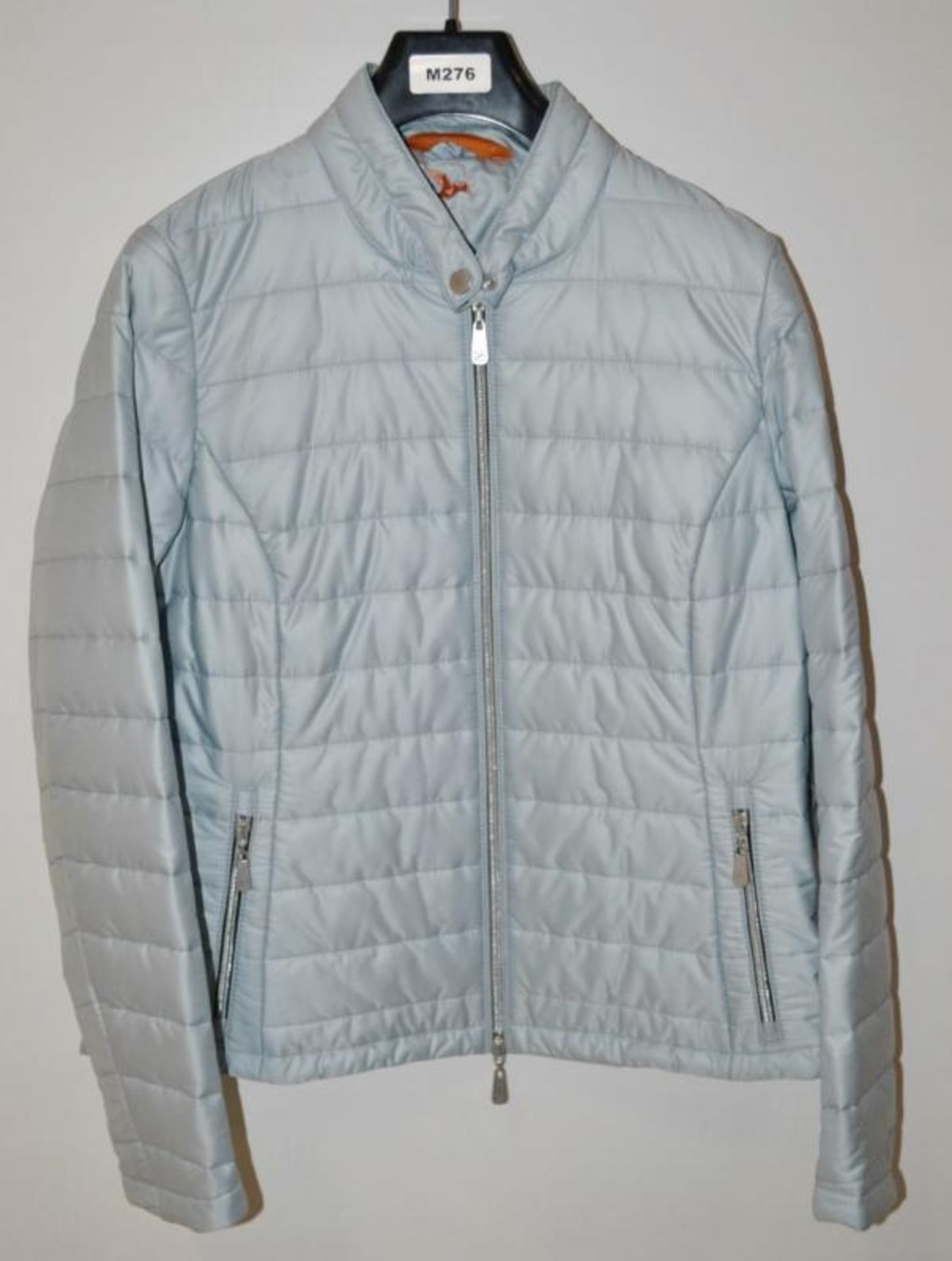 1 x Steilmann Kirsten Womens Quilted Winter Jacket - Size 12 - Colour: Pale Blue - Light-weight With - Image 3 of 8