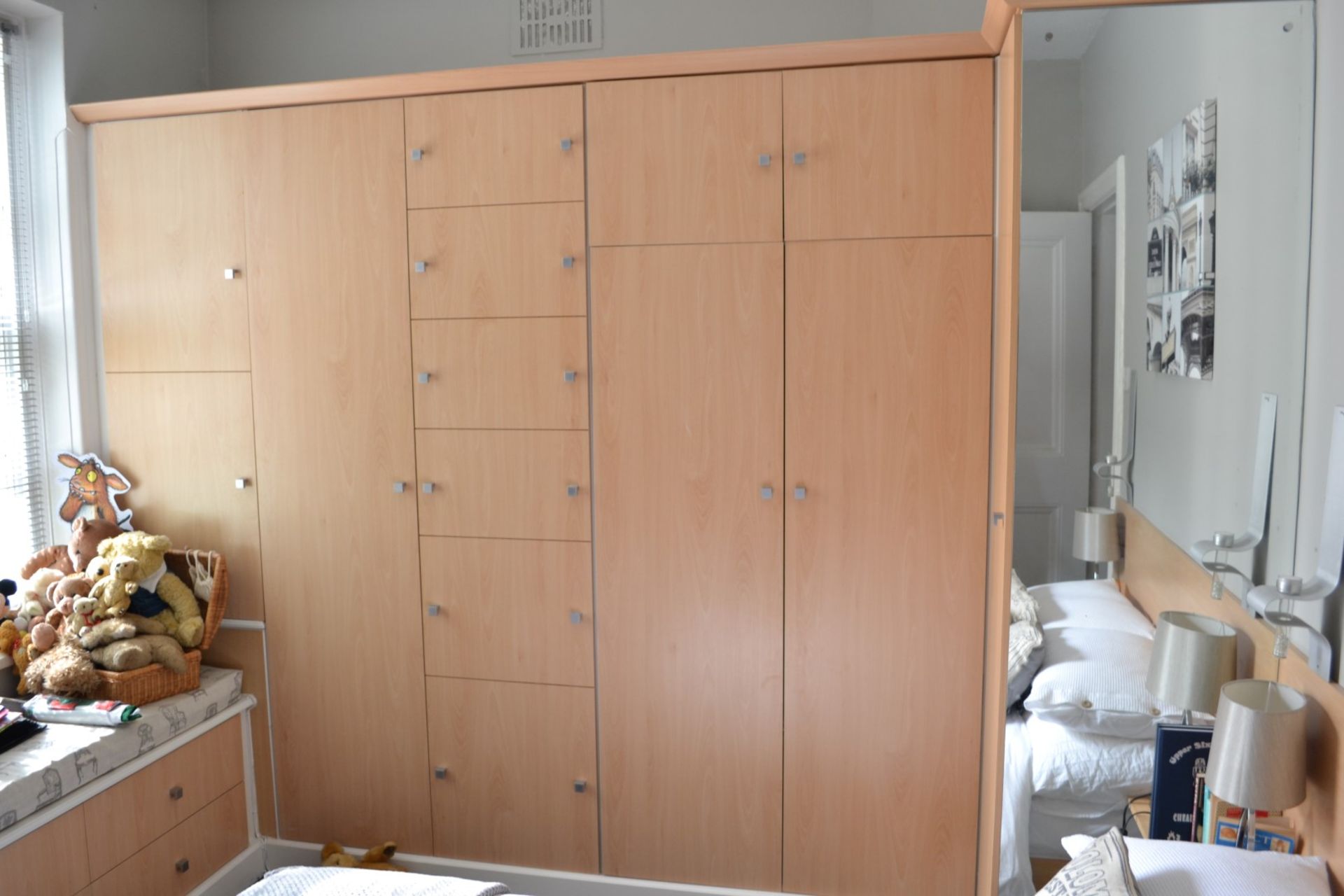 1 x Fitted Bedroom including Bed, Wardrobes and Sink Unit - CL321 - Location: Bramhall SK7 - *NO VAT - Image 2 of 11