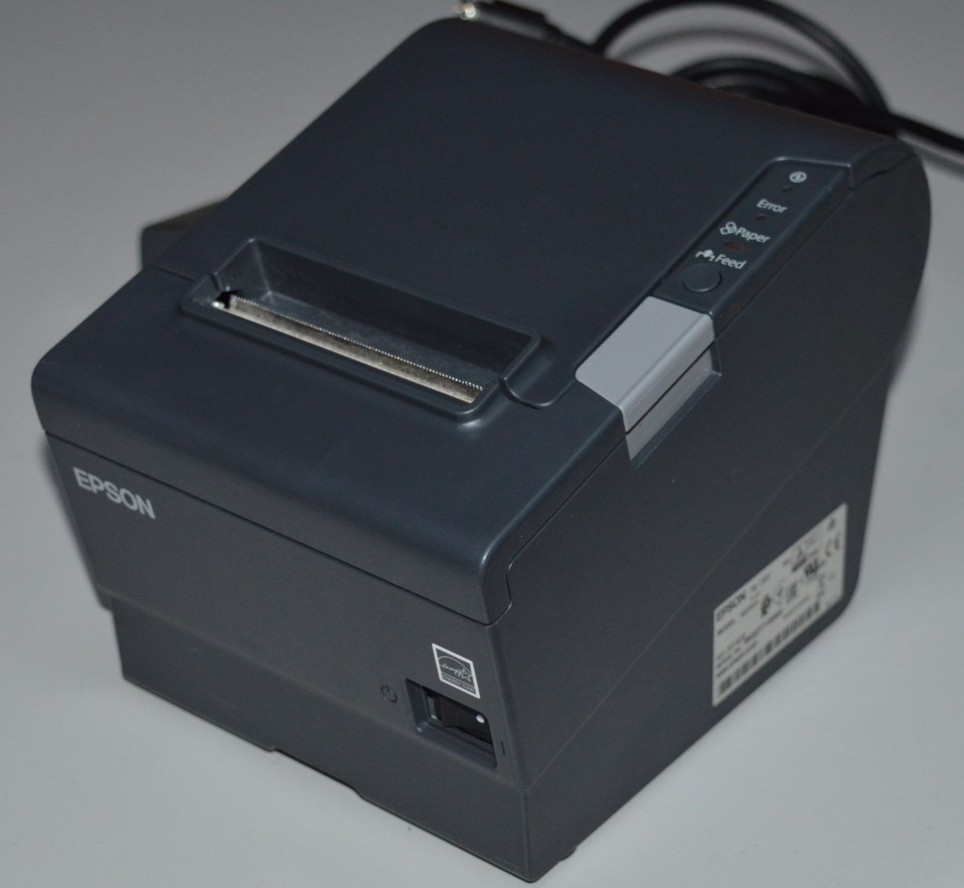 1 x Epson TM-T88V M244A Thermal Receipt Printer With USB - Includes Connection/Power Cable - CL285 - - Image 7 of 7
