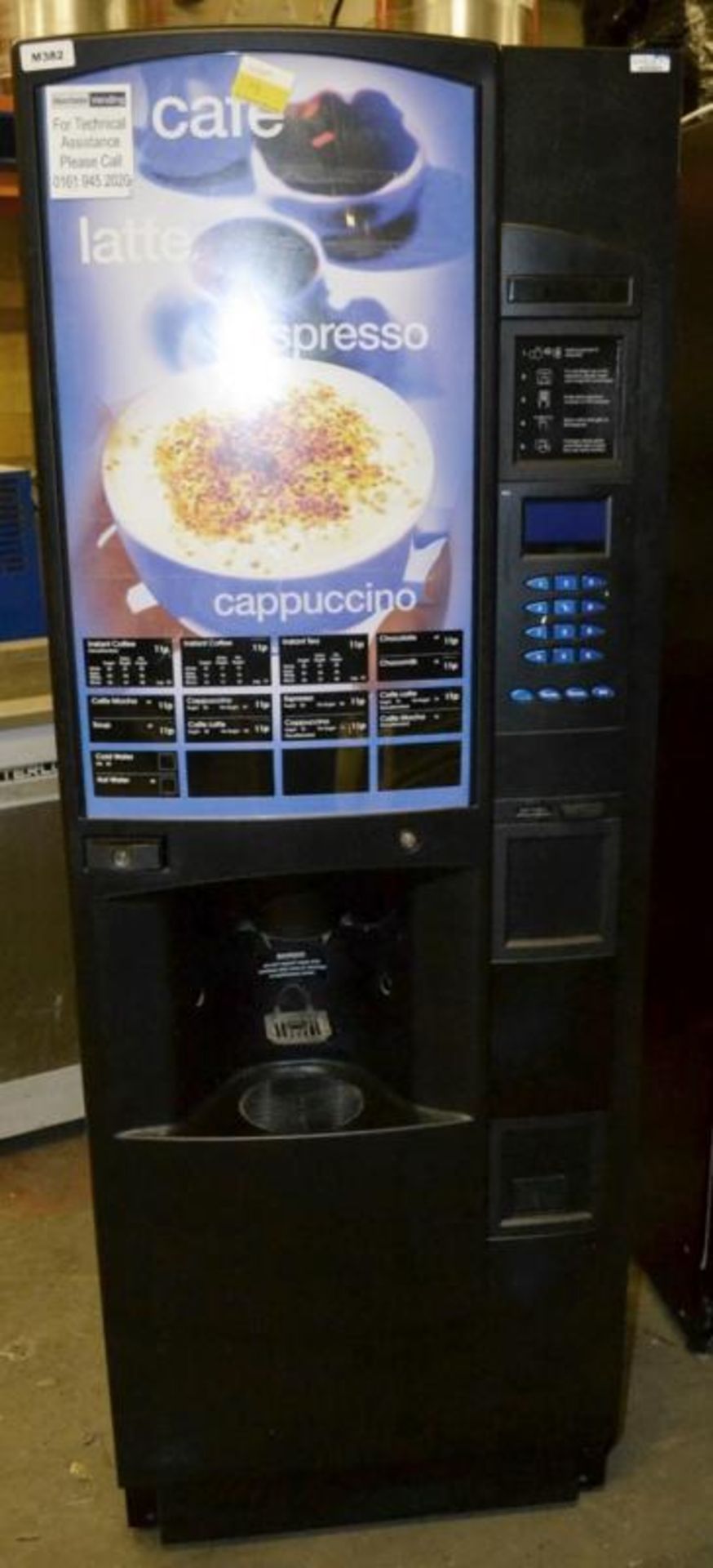 1 x Crane ""Evolution"" Hot Beverage Drinks Vending Machine With Keys - Year: 2011 - Recently Taken - Image 16 of 19