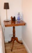 1 x Wooden Side Table - 53 x 44 x 77(h) cm - CL325 - Location: Bowden WA14 - No VAT on the hammer<br