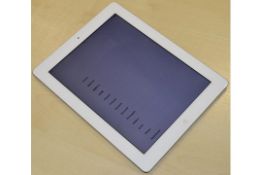 1 x Apple iPad 4th Generation in White - Model A1458 - 16gb Storage - Large 9.7 Inch Screen -