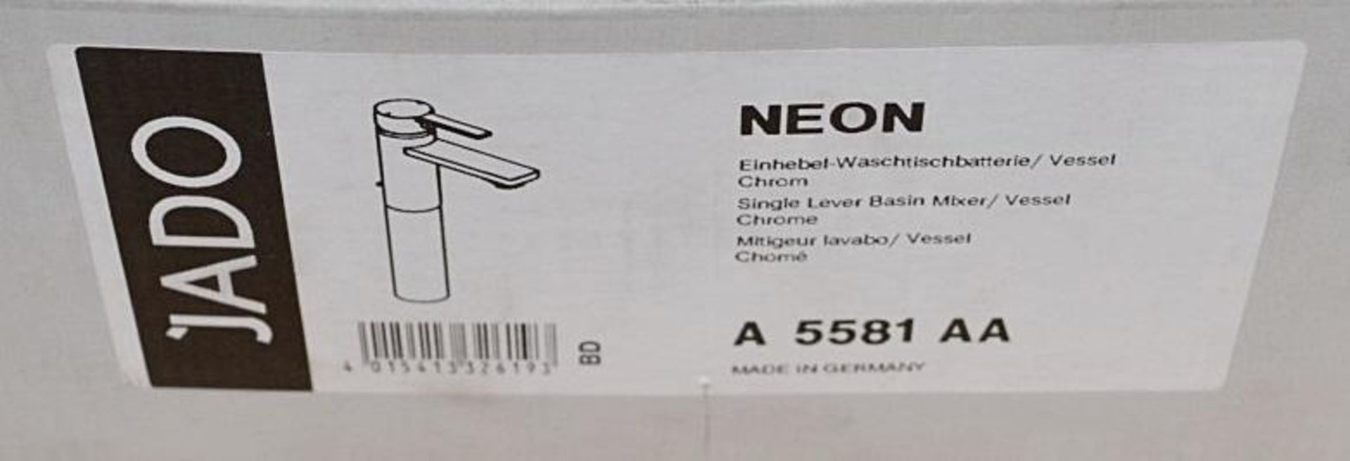 1 x Ideal Standard JADO &quot;Neon&quot; Vessel Single Lever Basin Mixer With Waste (A5581AA) - New - Image 3 of 10