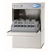 1 x CLASSEQ ECO 1 12-Pint Commercial Undercounter Glasswasher - Stainless Steel Finish - Ref: