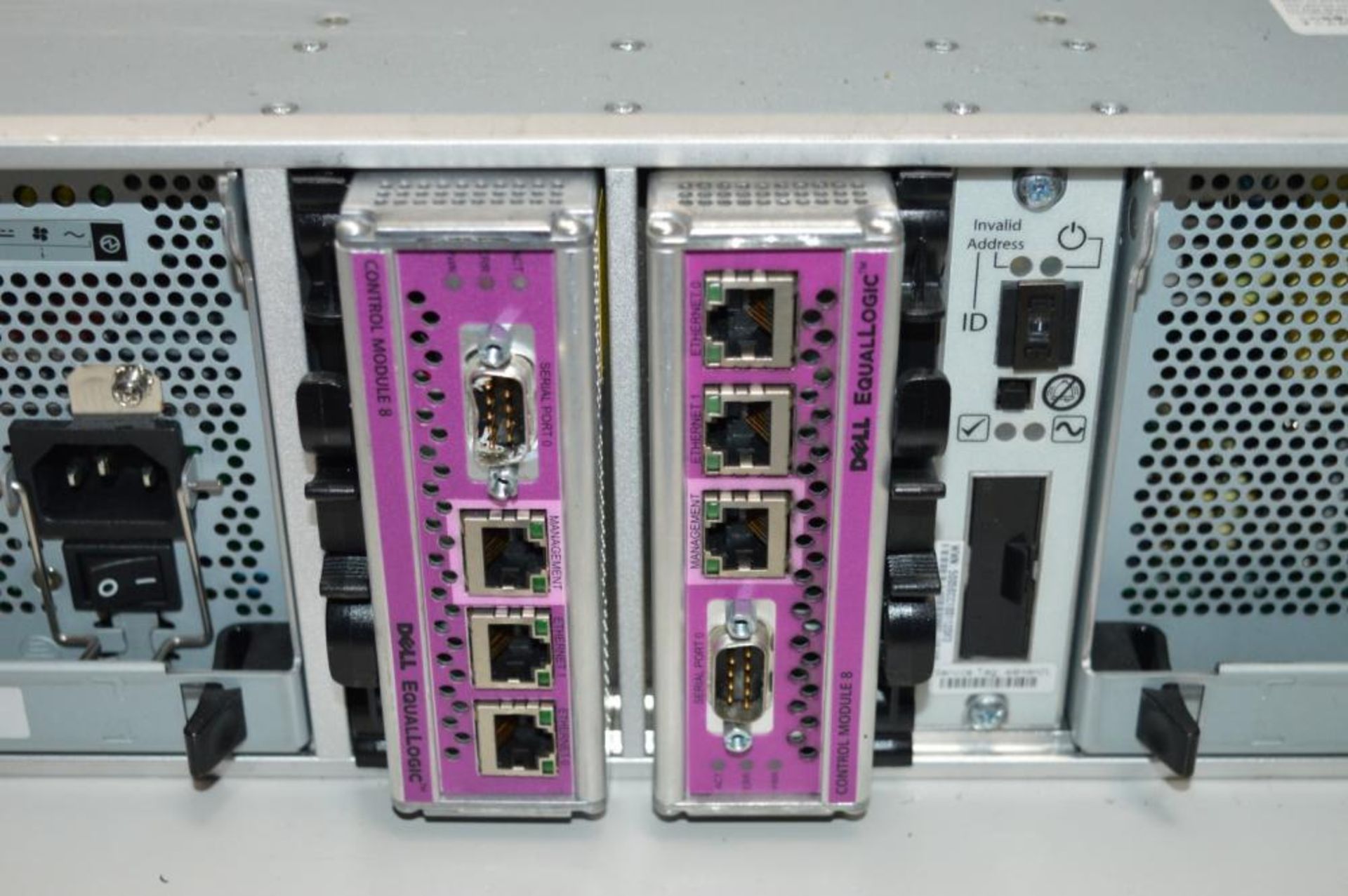 1 x Dell EqualLogic PS4000 Seires iSCSI Storage Array With Dual PSU's and 2 x EqualLogic 8 Modules - Image 5 of 7