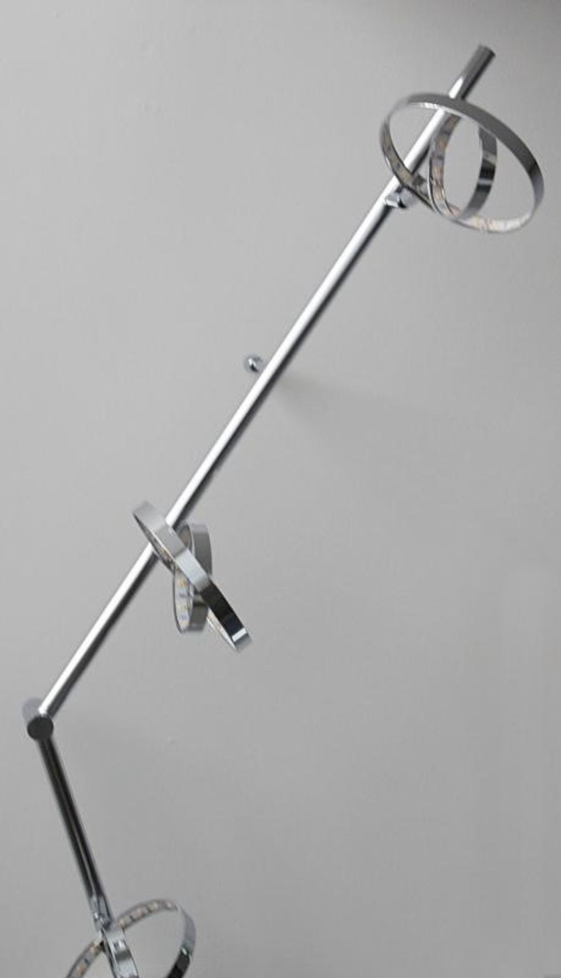 1 x Spotlight 6 Light Led Gyro Split Bar Light Fitting In Chrome - Ex Display Stock - CL298 - Ref J4 - Image 3 of 5