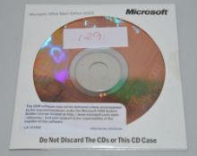 1 x Microsoft Office Basic Edition 2003 - Genuine Software With Product Key - CL285 - Location: