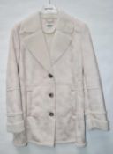 1 x Steilmann Womens Faux Sheepskin Winter Coat - A Very Unique Sample Piece - Length: 80cm - Colour