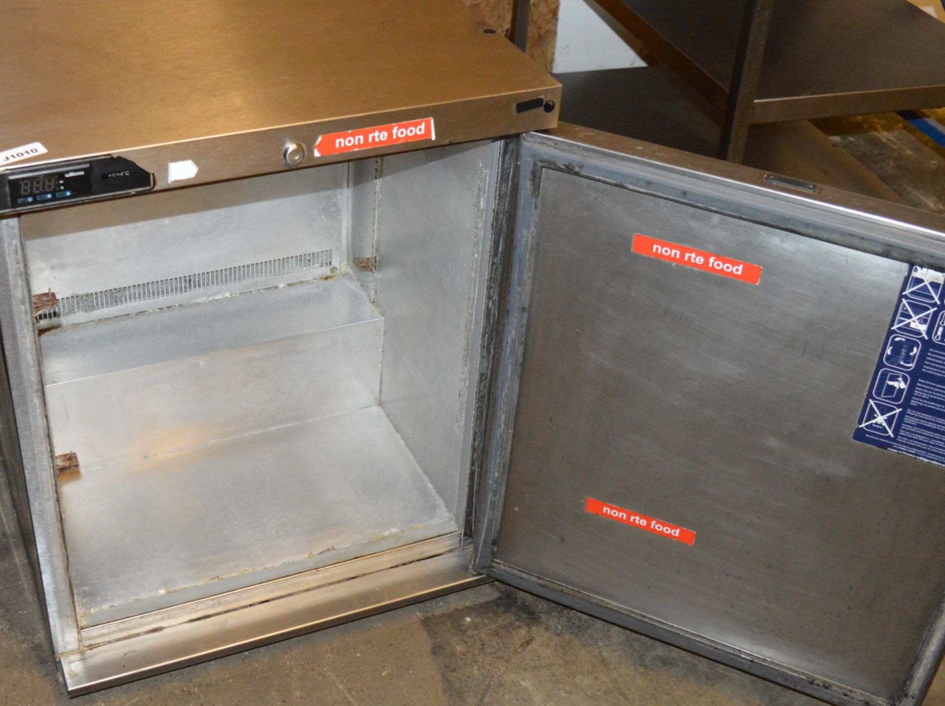 2 x Williams Undercounter Fridges - Stainless Steel Exterior - Model HA135SA R1 - 240v - CL282 - Ref - Image 4 of 6