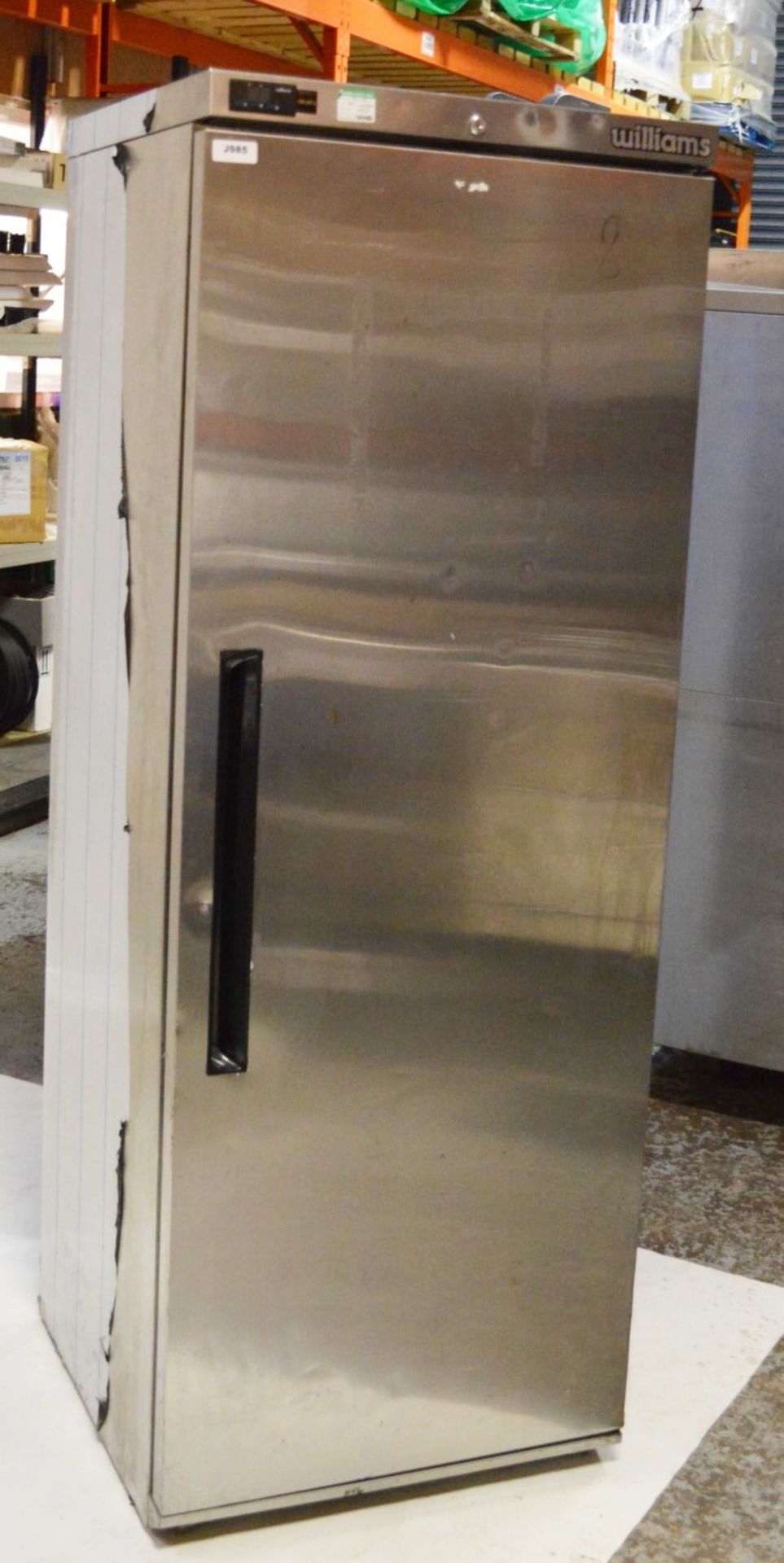 1 x Williams Upright Stainless Steel Commercial Freezer - Model LA400SS - CL290 - Ref J985 - H177