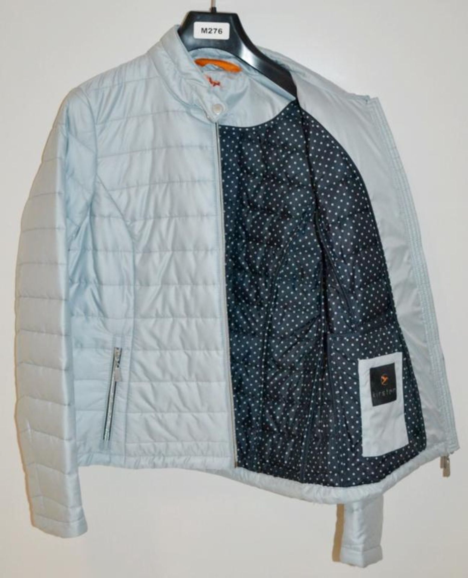 1 x Steilmann Kirsten Womens Quilted Winter Jacket - Size 12 - Colour: Pale Blue - Light-weight With - Image 4 of 8