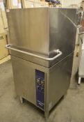 1 x Electrolux Wash Tech 50 Passthrough Dish Washer - Stainless Steel - CL232 - Ref JP504 -