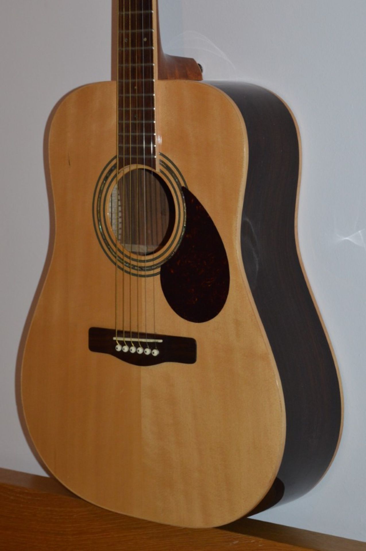 1 x Adam Black S6 Dreadnought Acoustic Guitar With Grover Machine Heads - CL010 - Ref J901 - - Image 9 of 10