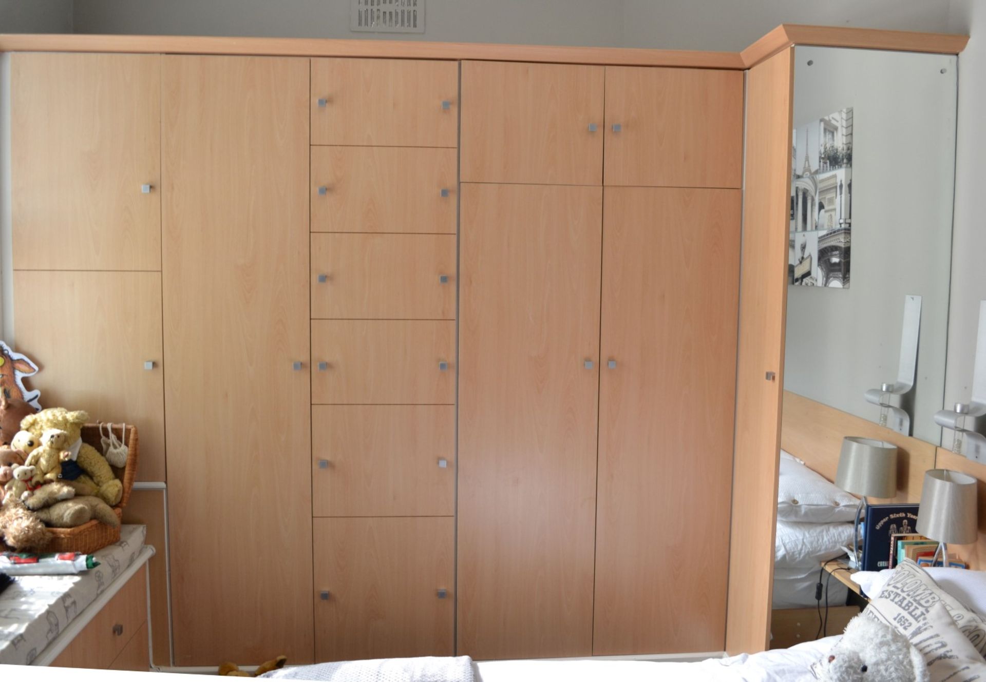 1 x Fitted Bedroom including Bed, Wardrobes and Sink Unit - CL321 - Location: Bramhall SK7 - *NO VAT - Image 11 of 11