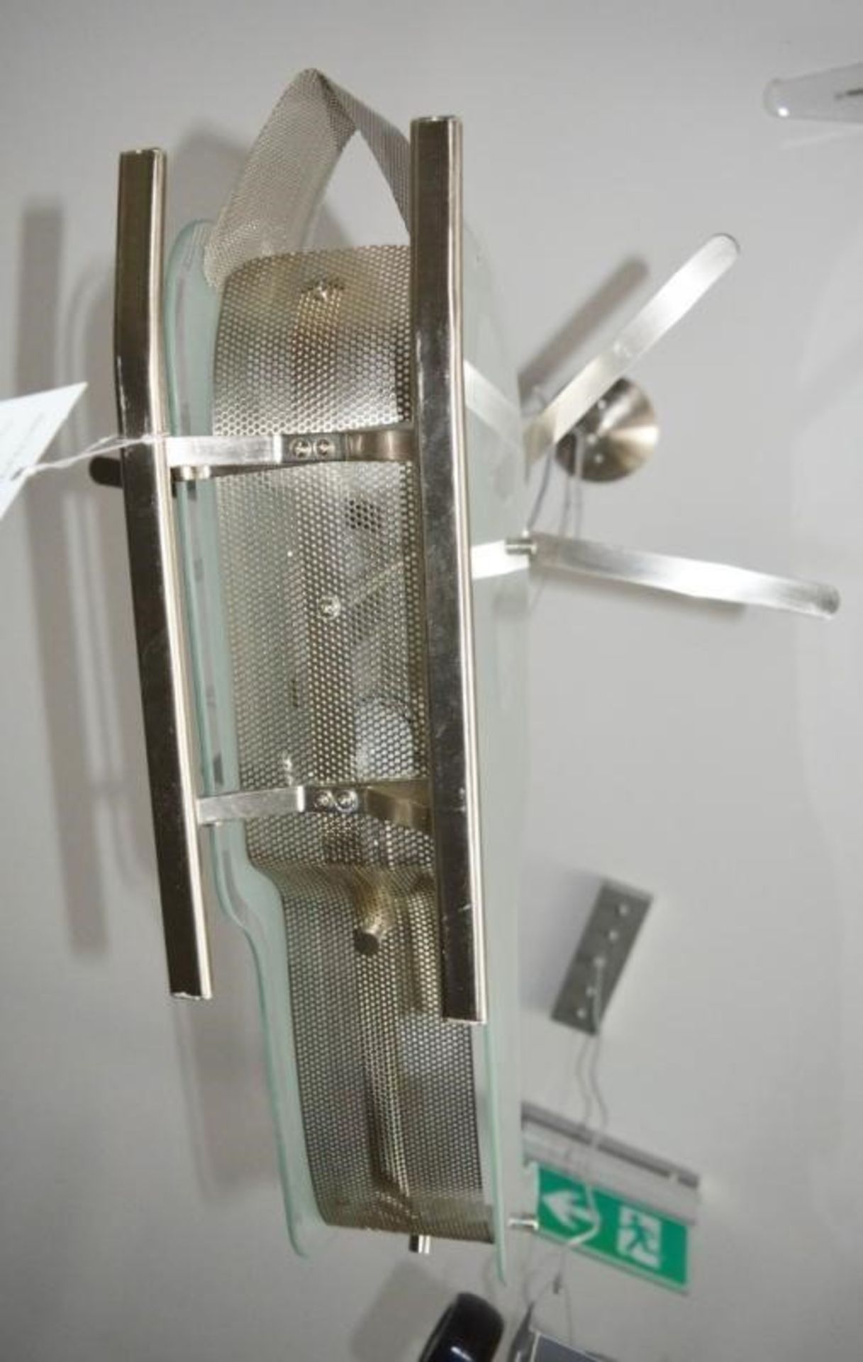 1 x Novelty Satin Silver Helicopter Ceiling Light With Frosted Glass - Ex Display Stock - CL298 - Re - Image 4 of 9