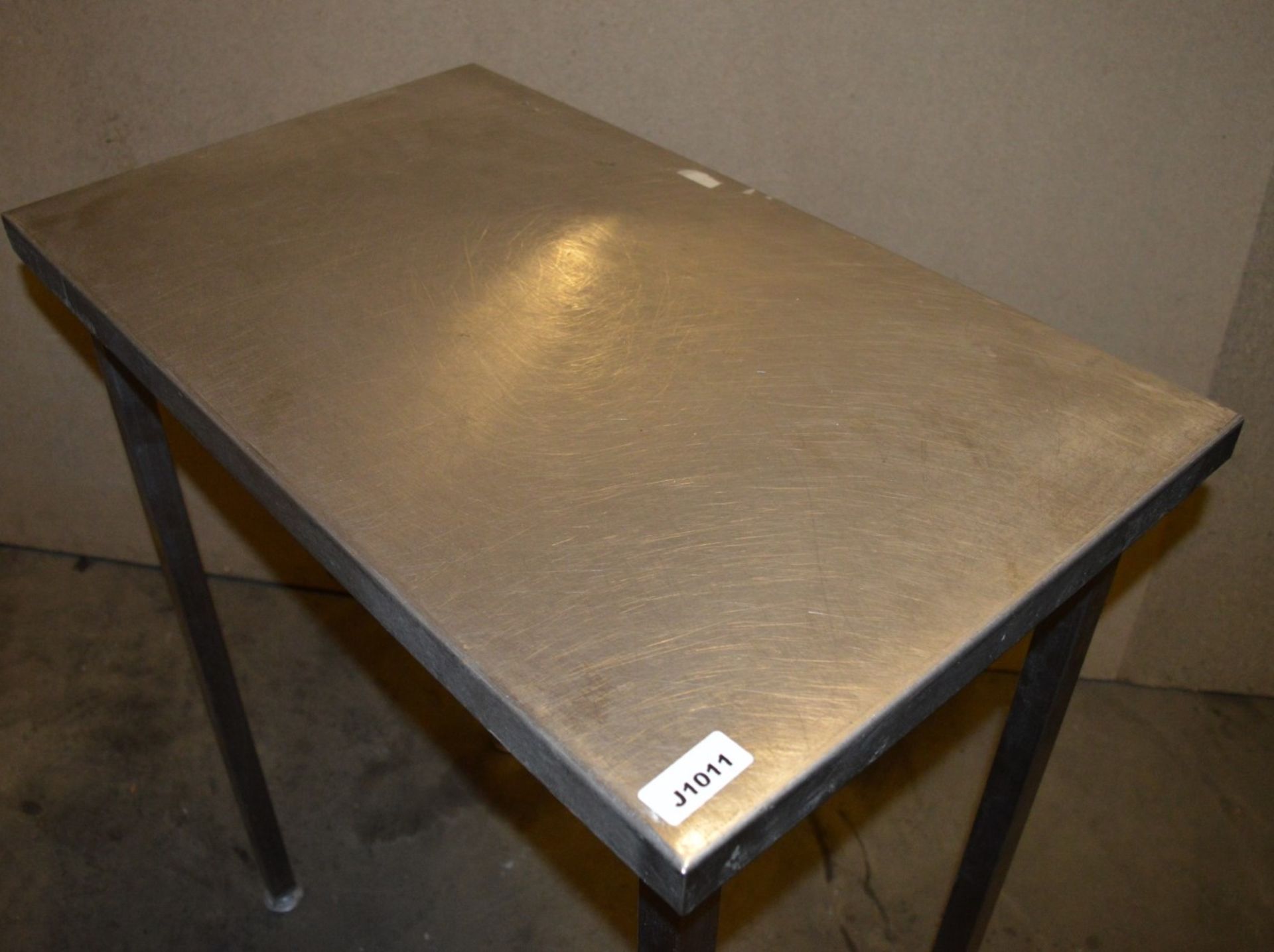 1 x Stainless Steel Prep Table - Small Size - CL282 - Ref J1011 - Location: Bolton BL1Thursday - Image 2 of 2