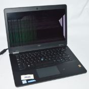 1 x Dell Latitude E7470 Laptop Computer - 14 Inch With Damaged Screen - Features 6th Gen Core i7-