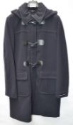 1 x Steilmann Womens Premium 'Virgin Wool + Cashmere' Winter Coat - Parka-Style In Black With Detach
