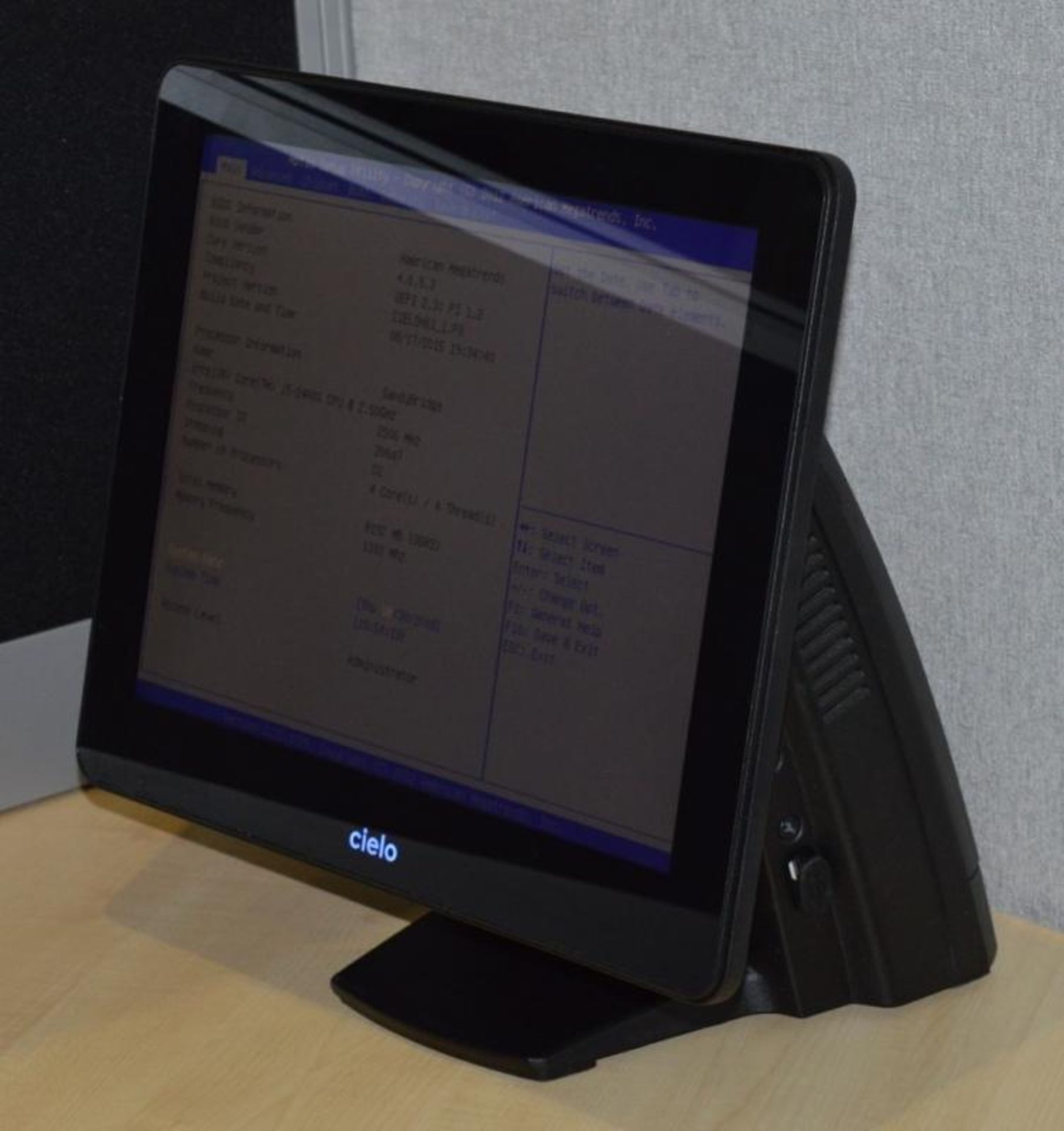 1 x Cielo AP-3615 All in One Desktop Computer POS System - Features Include 15 Inch Touch Screen, In - Image 10 of 13