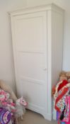 1 x Bedroom Wardrobe in White - 73 x 51 x 179(h) cm - CL325 - Location: Bowden WA14 - No VAT on the