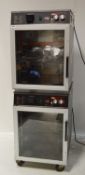 1 x Hatco FSHC-7-1 Flav-R-Savor Portable Double Food Warming Holding Cabinet - CL290 - Ref J976 -