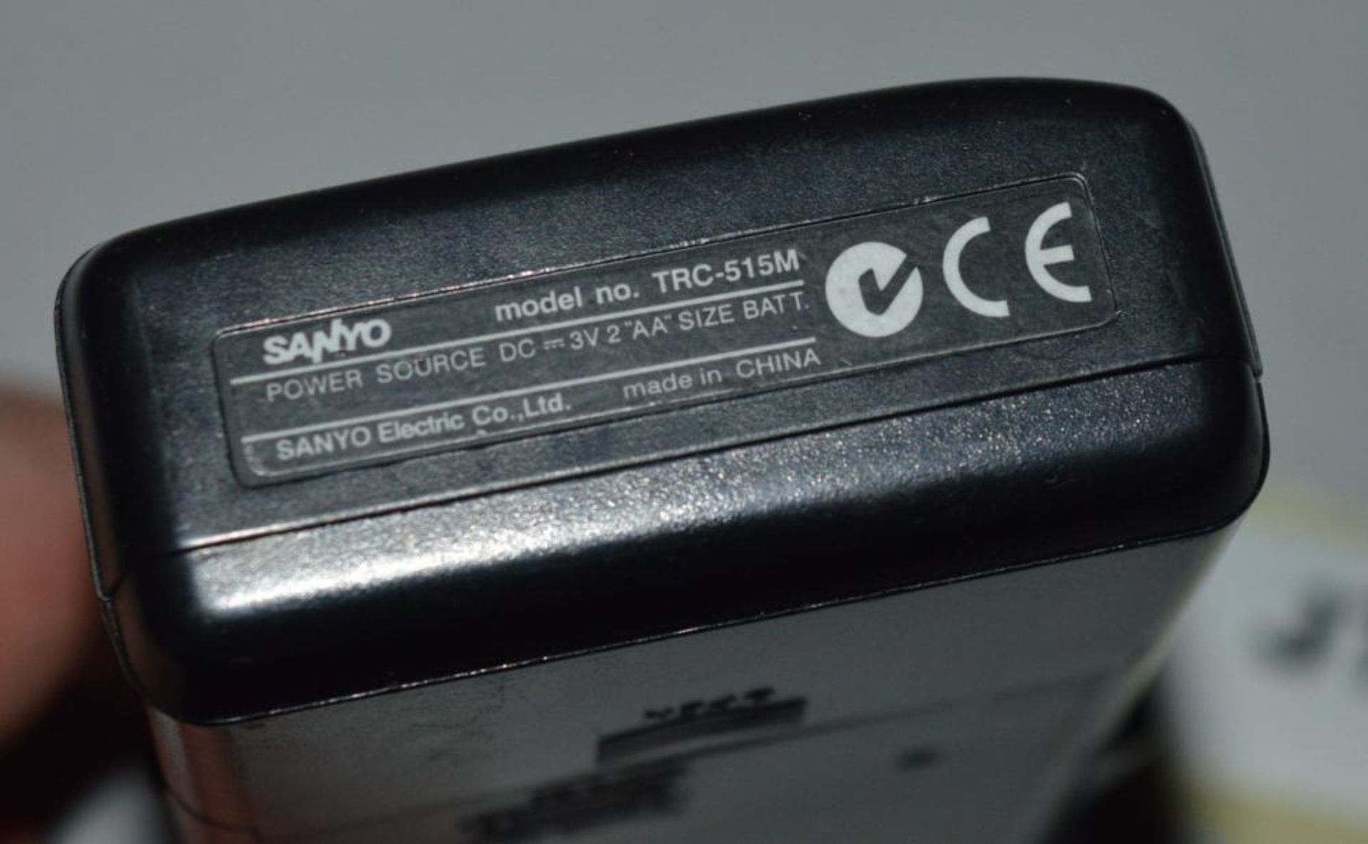 1 x Sanyo Dictaphone Voice Recorder - Model TRC-515M - Includes 4 x Micro Cassettes - CL285 - Ref J7 - Image 3 of 4