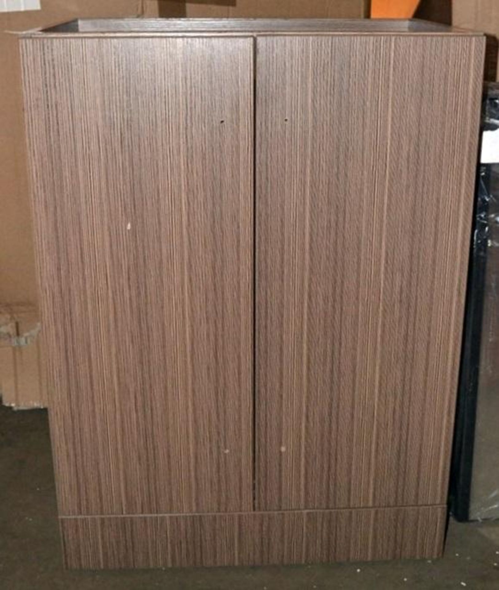 1 x Arden Walnut 600mm Vanity Unit (ARWAFL600) - New / Unused Stock - Dimensions: Height 855 mm x Wi - Image 4 of 6