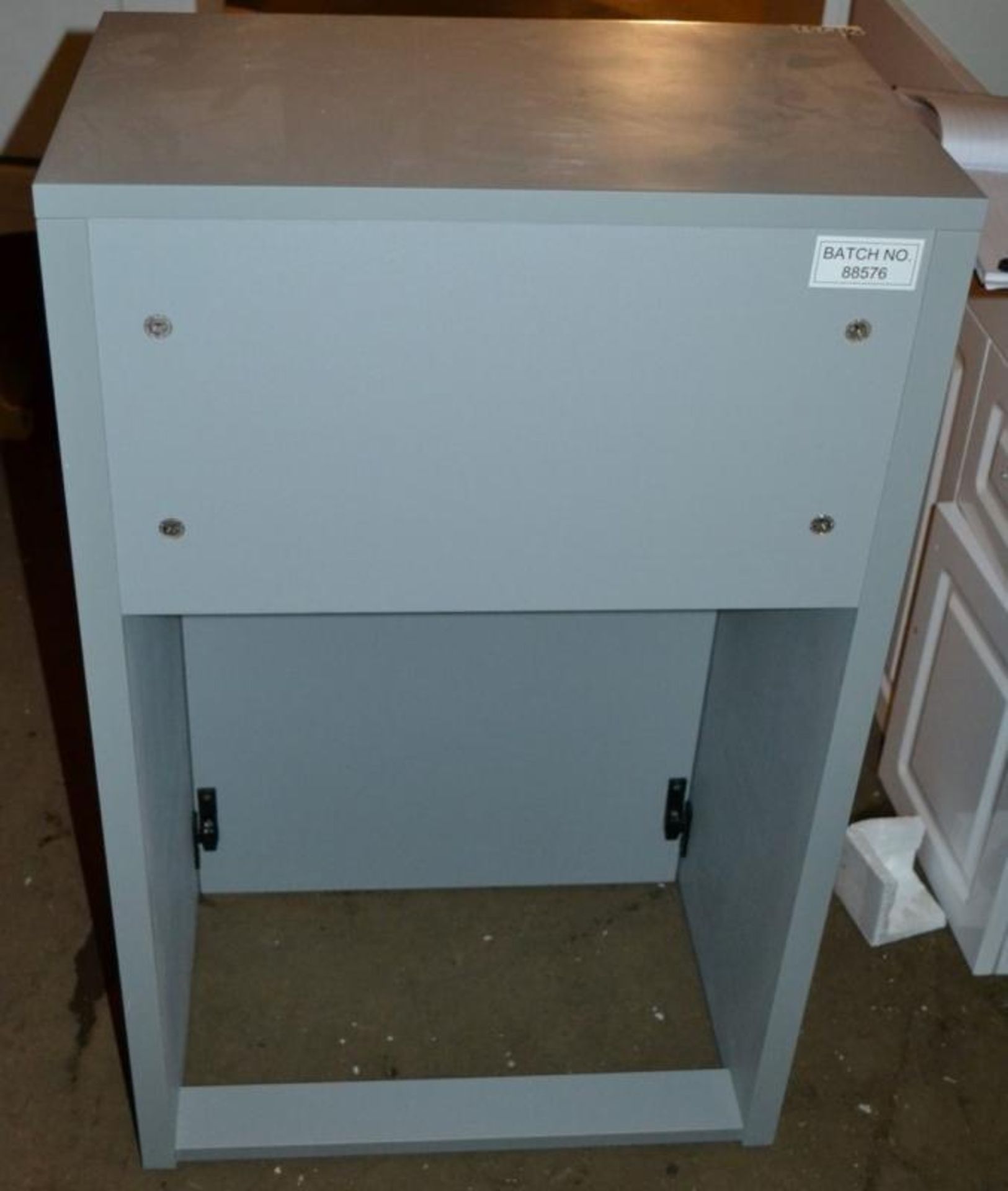 1 x Winchester Back To Wall Unit In Grey (DULBTWEGR) - New / Unused Stock - Dimensions: D33 x W50.2 - Image 2 of 3