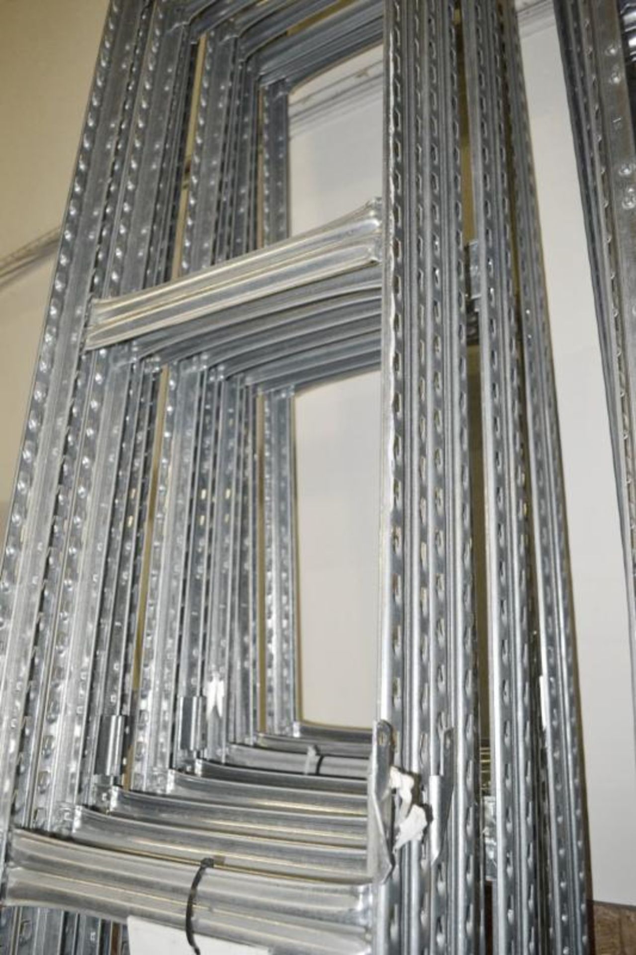 4 x Bays of Metalsistem Steel Modular Storage Shelving - Includes 37 Pieces - Recently Removed - Image 6 of 17